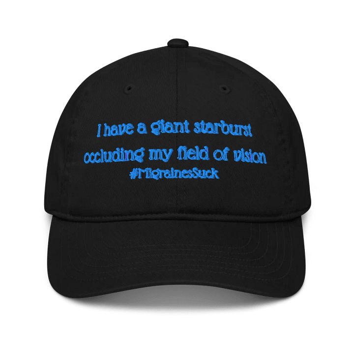 Migraines, Ocular Starbursts, Black Cap product image (1)