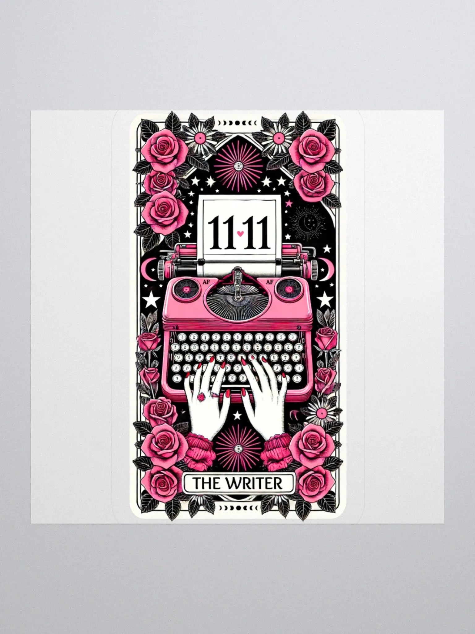 The Writer Tarot Card Sticker product image (1)