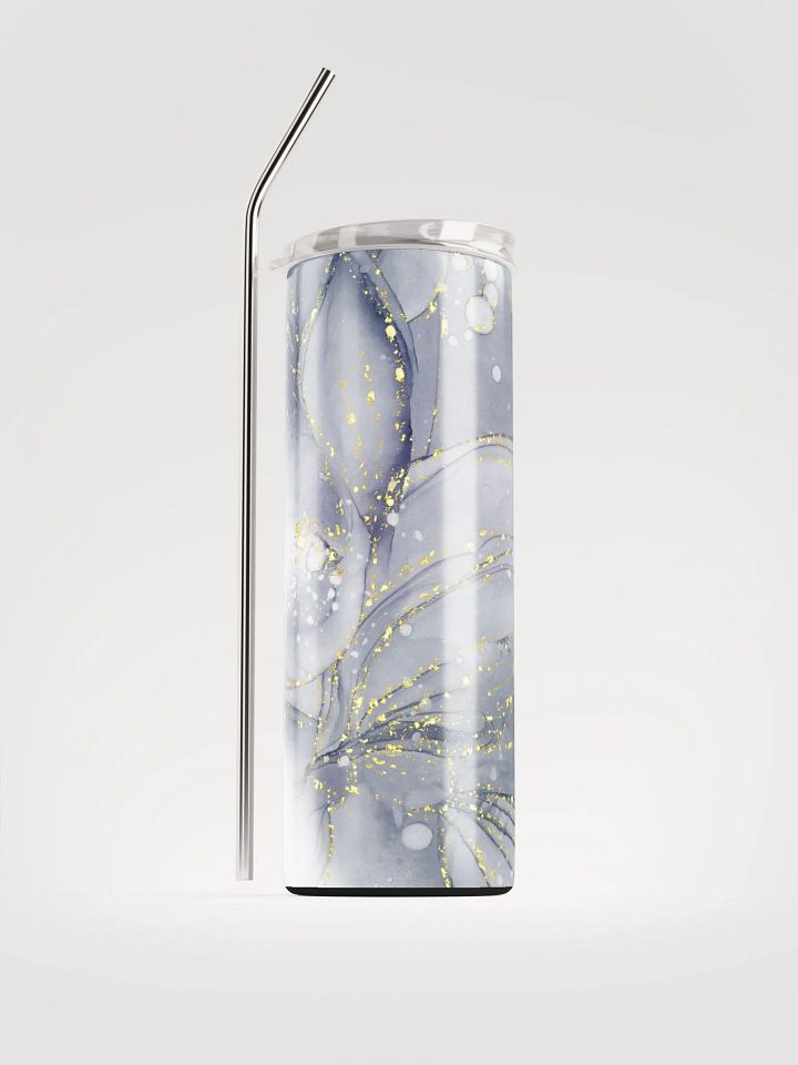 Ethereal Gold Swirl Stainless Steel Tumbler product image (1)