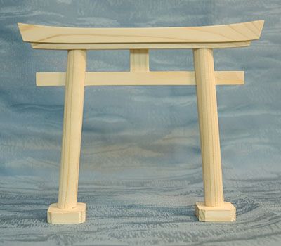 Japan Shinto Shrine Gate - Small Wood Model Torii Tori product image (6)