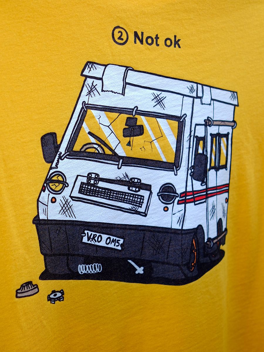 "ok, not-ok" T! (front and back print!) product image (3)