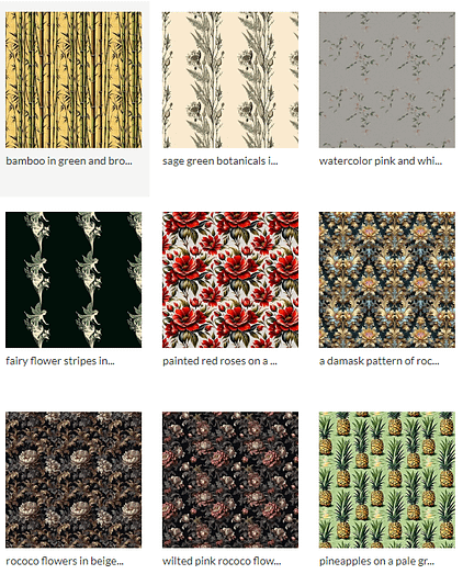 New Surface Design Patterns Release on Spoonflower