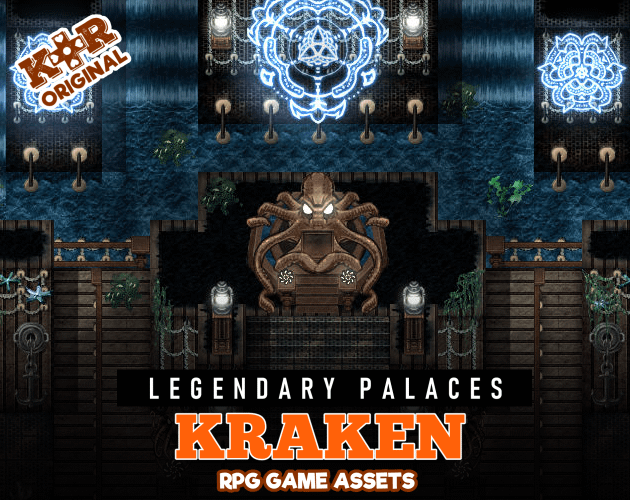 KR Legendary Palaces ~ Kraken Tileset for RPGs product image (1)