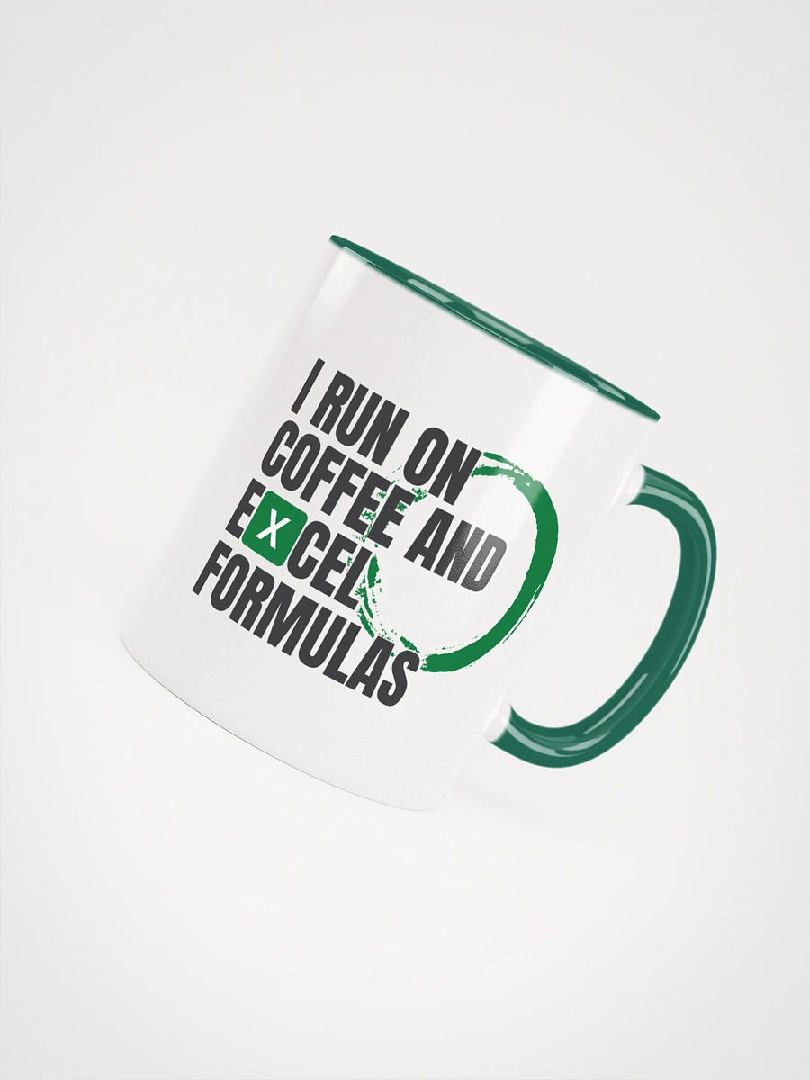 Run on Coffee and Excel Formulas Coffee Mug product image (4)