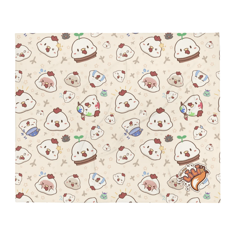 Chicken Print Blanket