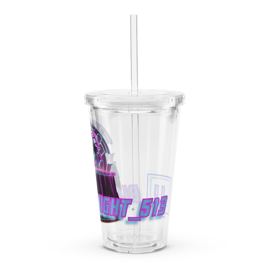 Blackknight513 Double Wall Clear Plastic Tumbler (16 oz) product image (4)
