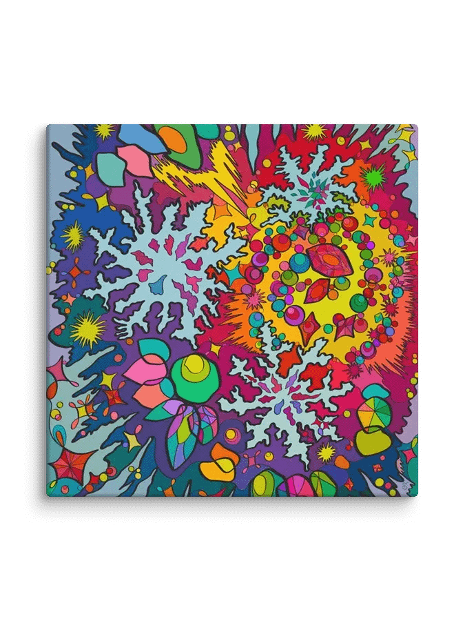 Vibrant Movement Canvas - Snowflakes product image (48)