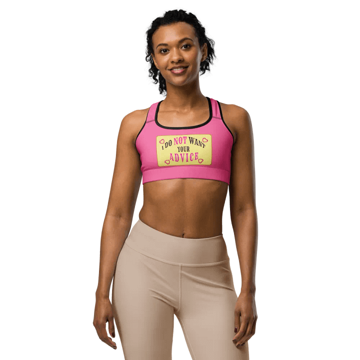 No Advice Sports Bra product image (1)