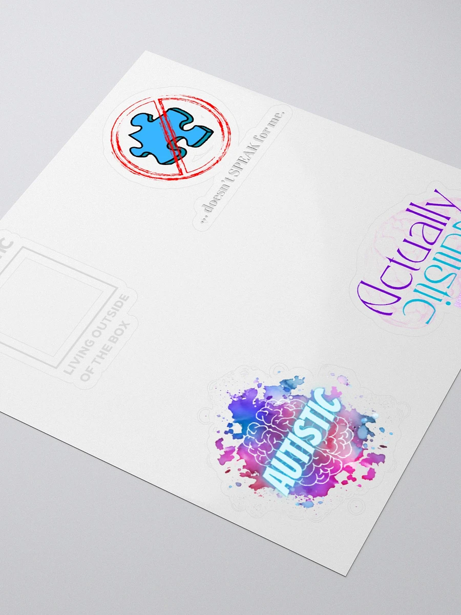 4 Pack - Autistic Pride Vinyl Stickers product image (7)