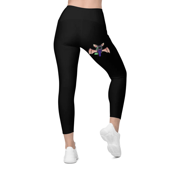 Yoga pants with POCKETS in black! product image (2)
