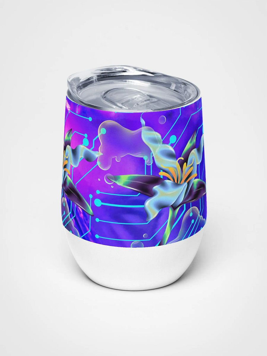 luminous pink meta-magic wine tumbler for the sparkling genz entertainers product image (5)