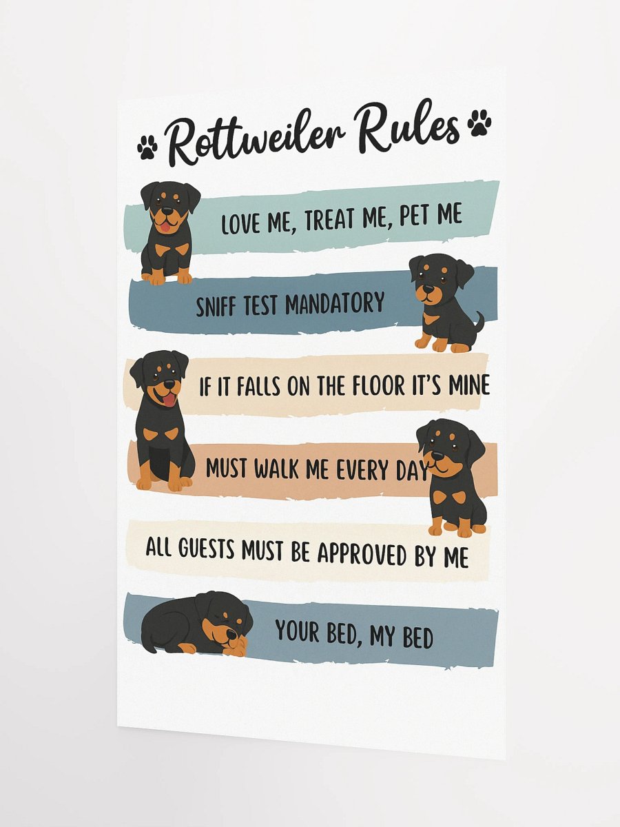 Rottweiler Rules Poster product image (8)