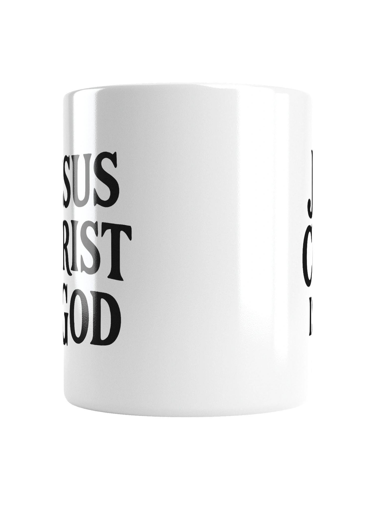 Jesus Christ Is God White Glossy Mug product image (6)