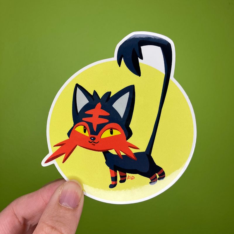 Litten - Vinyl Sticker