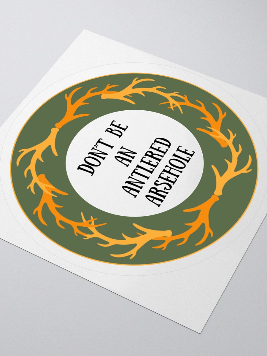 Stag Man Reprimand Sticker product image (8)