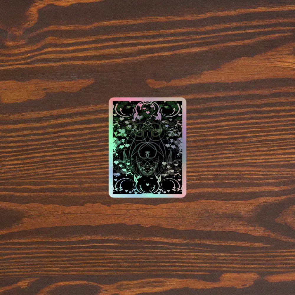 Aromantic Pride Flag Sticker (Flourish Variation) product image (3)