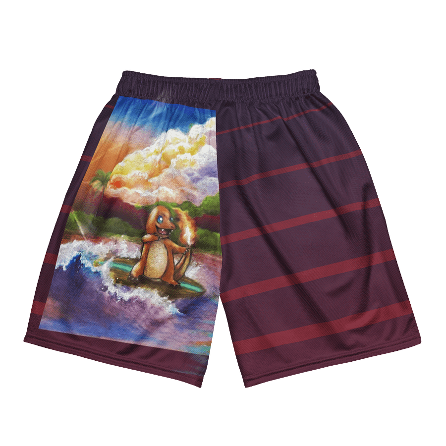 CerettaArt Surfing Firemander Unisex Shorts product image (6)