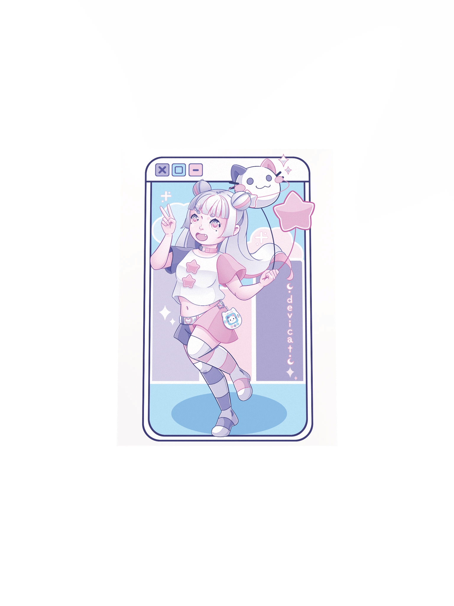 Print • CandiCat Chibi Gamer Girl • 2024 product image (10)