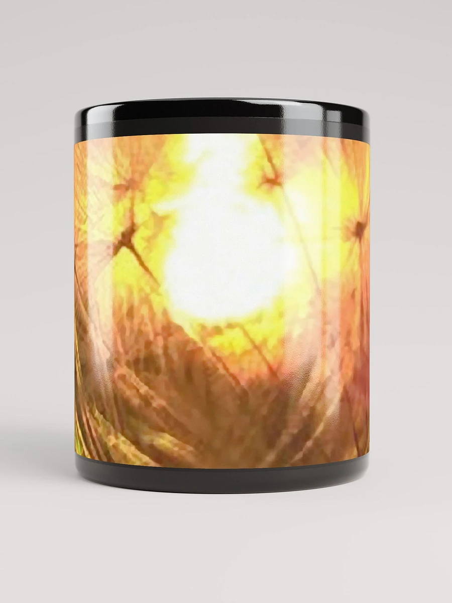 Dandelion Sunrise Black Coffee Mug product image (5)
