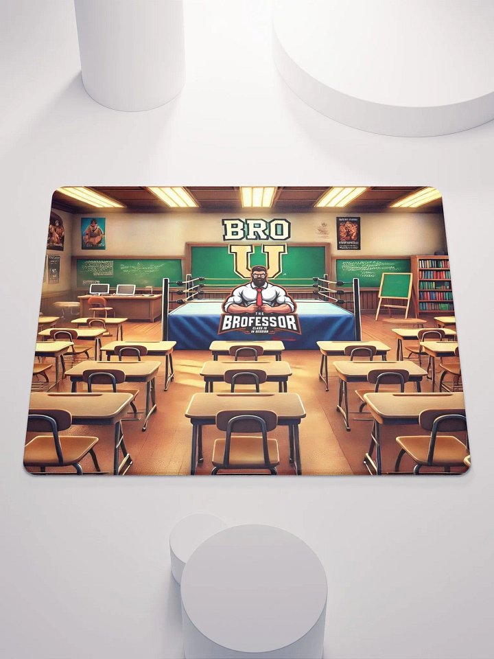 Bro U Wrestling Classroom Gaming Mouse Pad product image (1)