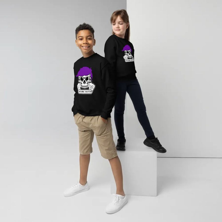 Enigma Nation Gildan Youth Crew Neck Sweatshirt (PRINTED) product image (5)