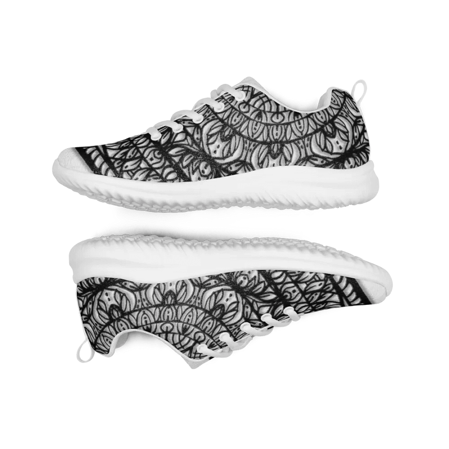 Mandala Symmetry Men's Athletic Shoes product image (3)