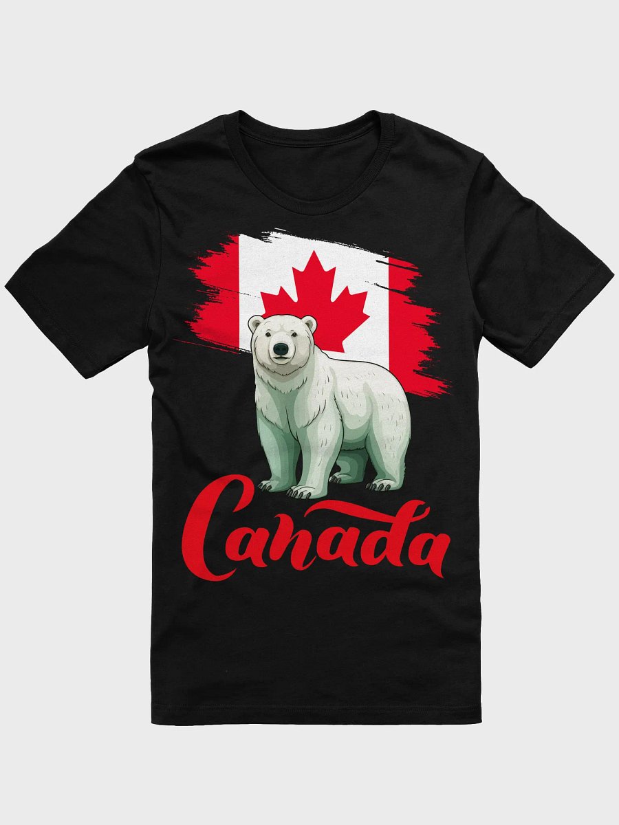 Canadian Flag Polar Bear T-Shirt product image (1)