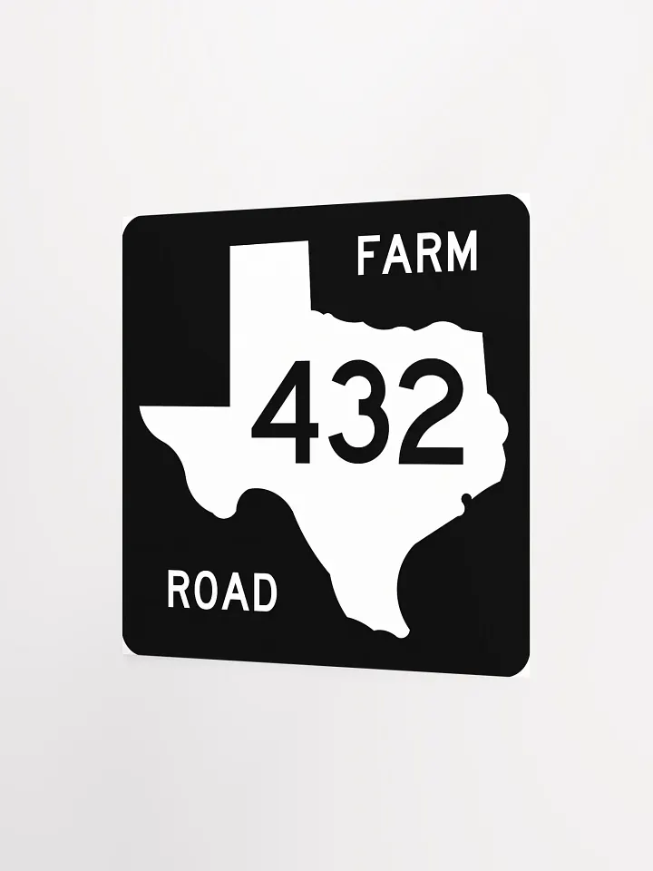 Texas Farm Road Sign FM 432 Poster product image (6)
