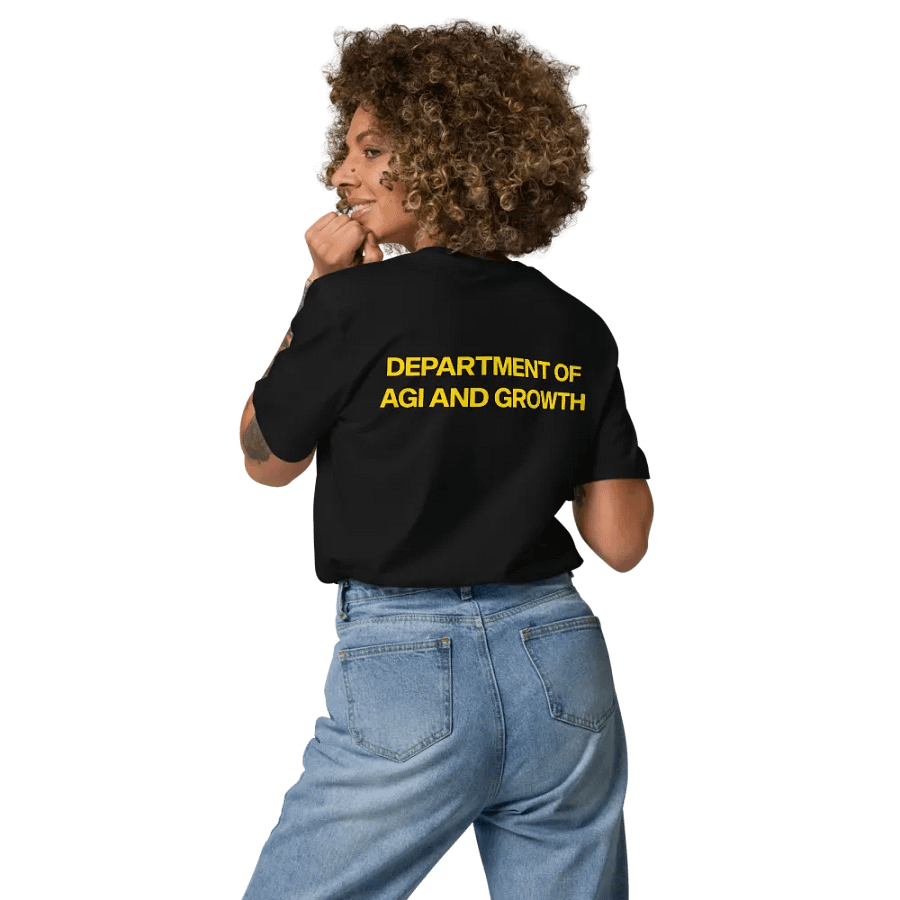 department of agi and growth t-shirt - 100% organic cotton product image (10)