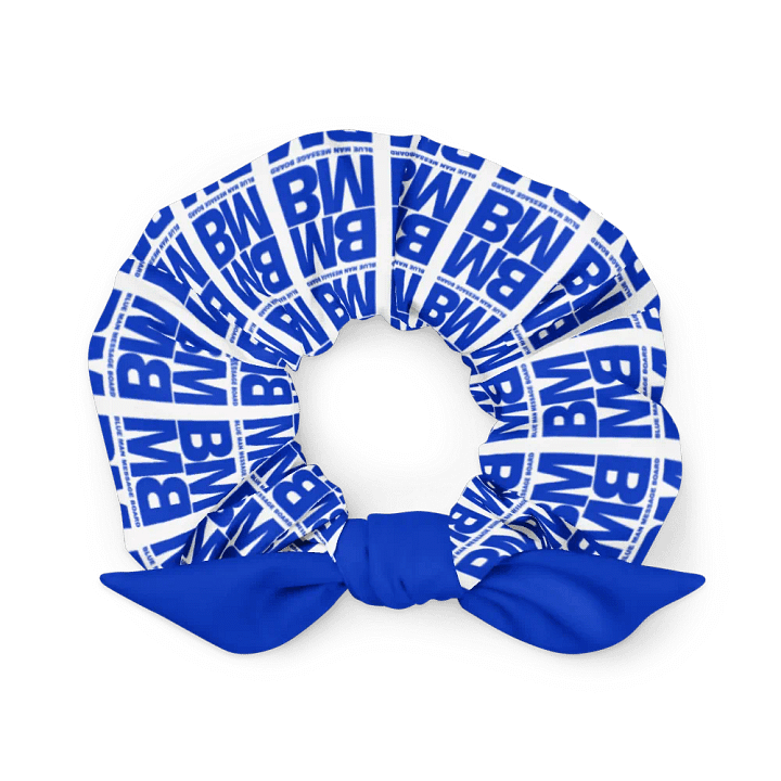 Blue Man Message Board Logo Scrunchie product image (2)
