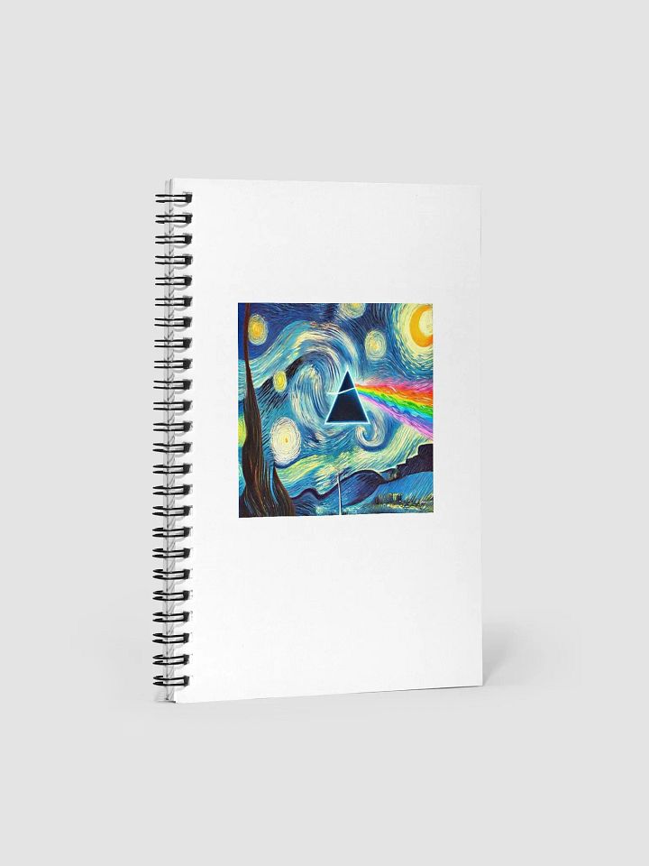 📔 Pink Floyd – Dark Side of the Moon Van Gogh-Inspired Spiral Journal product image (1)
