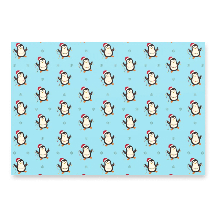 Penguin Party Wrapping Paper Set product image (2)