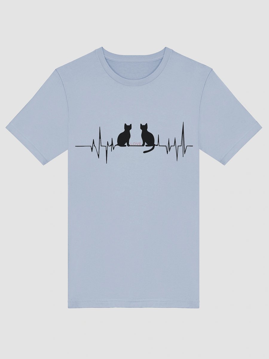 Purrfect Love - Cats ECG Silhouette T-Shirt product image (25)