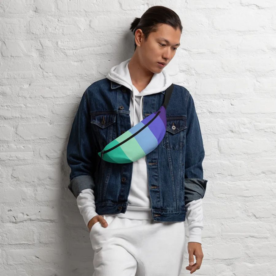 Gay Men's Pride Flag - Fanny Pack product image (4)