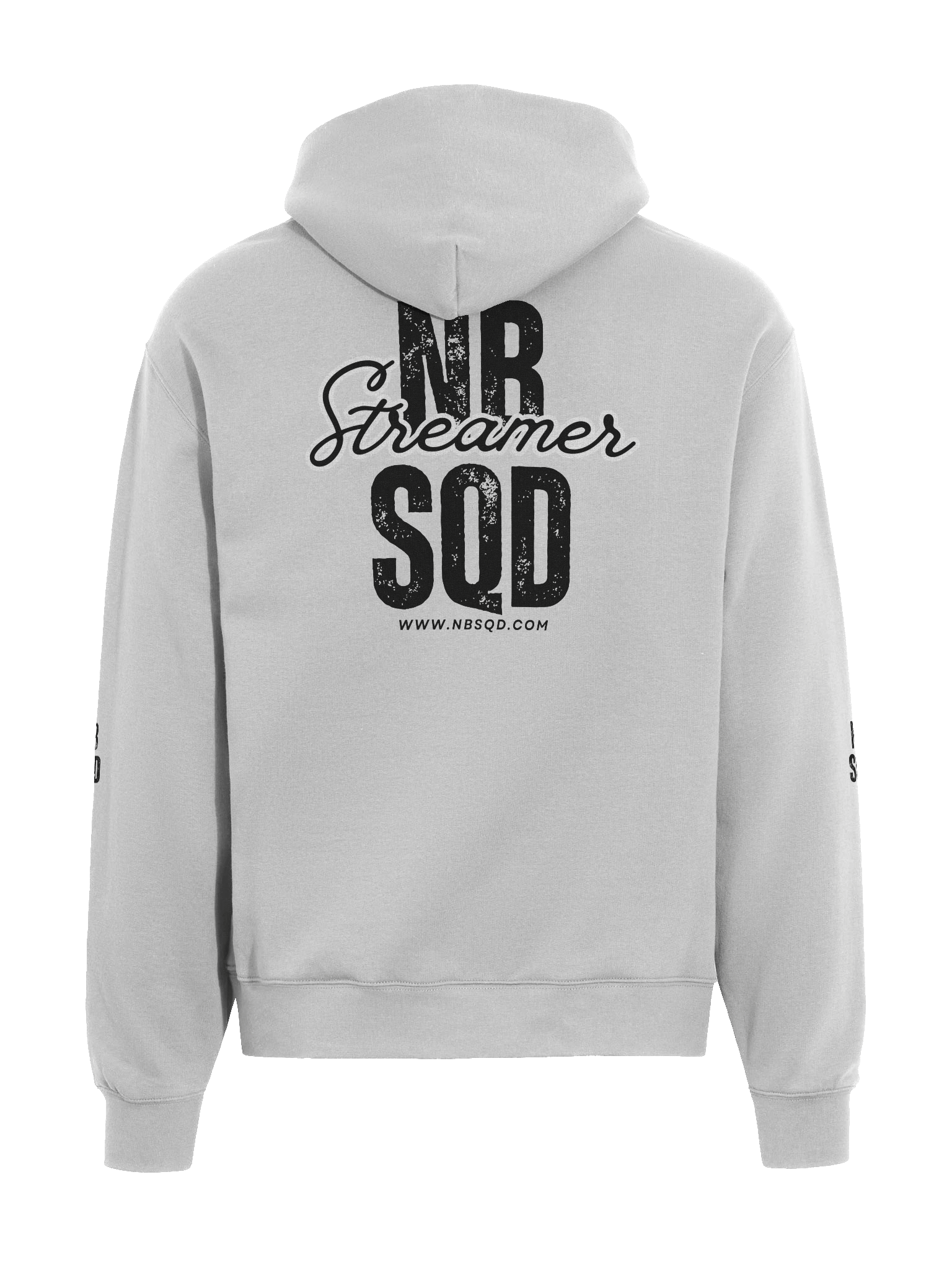 Official Noobsquad Black Unisex Light Grey/White Hoodie product image (5)