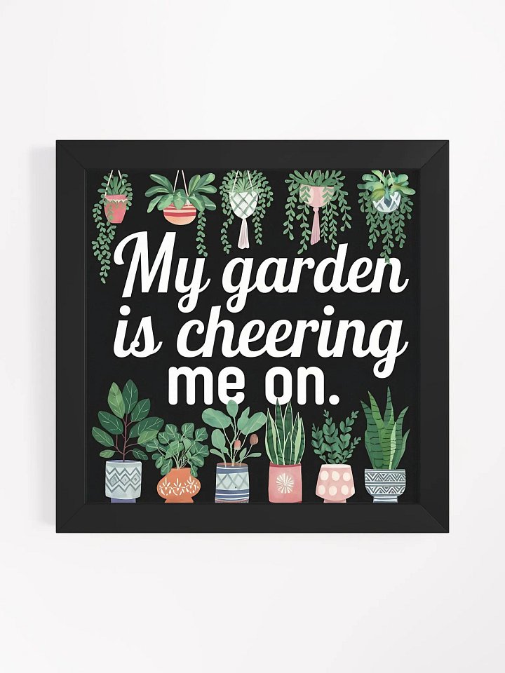 Cheerful Garden Affirmation Poster product image (2)