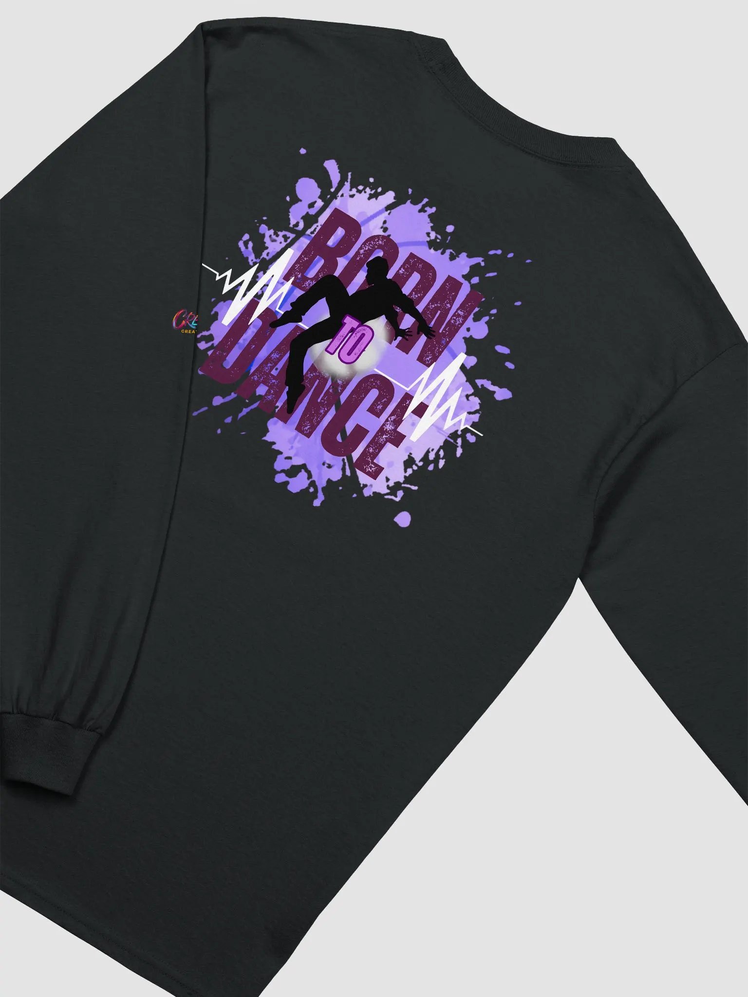 Born to Dance His Silhouette Long Sleeve Tee product image (4)