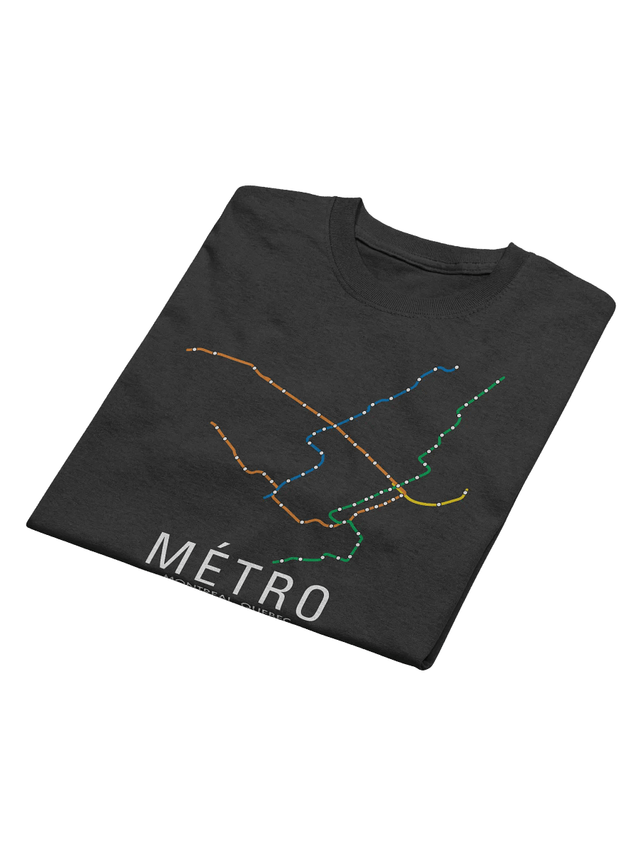 The Rail Fans Canada Map T-Shirt - Métro product image (3)