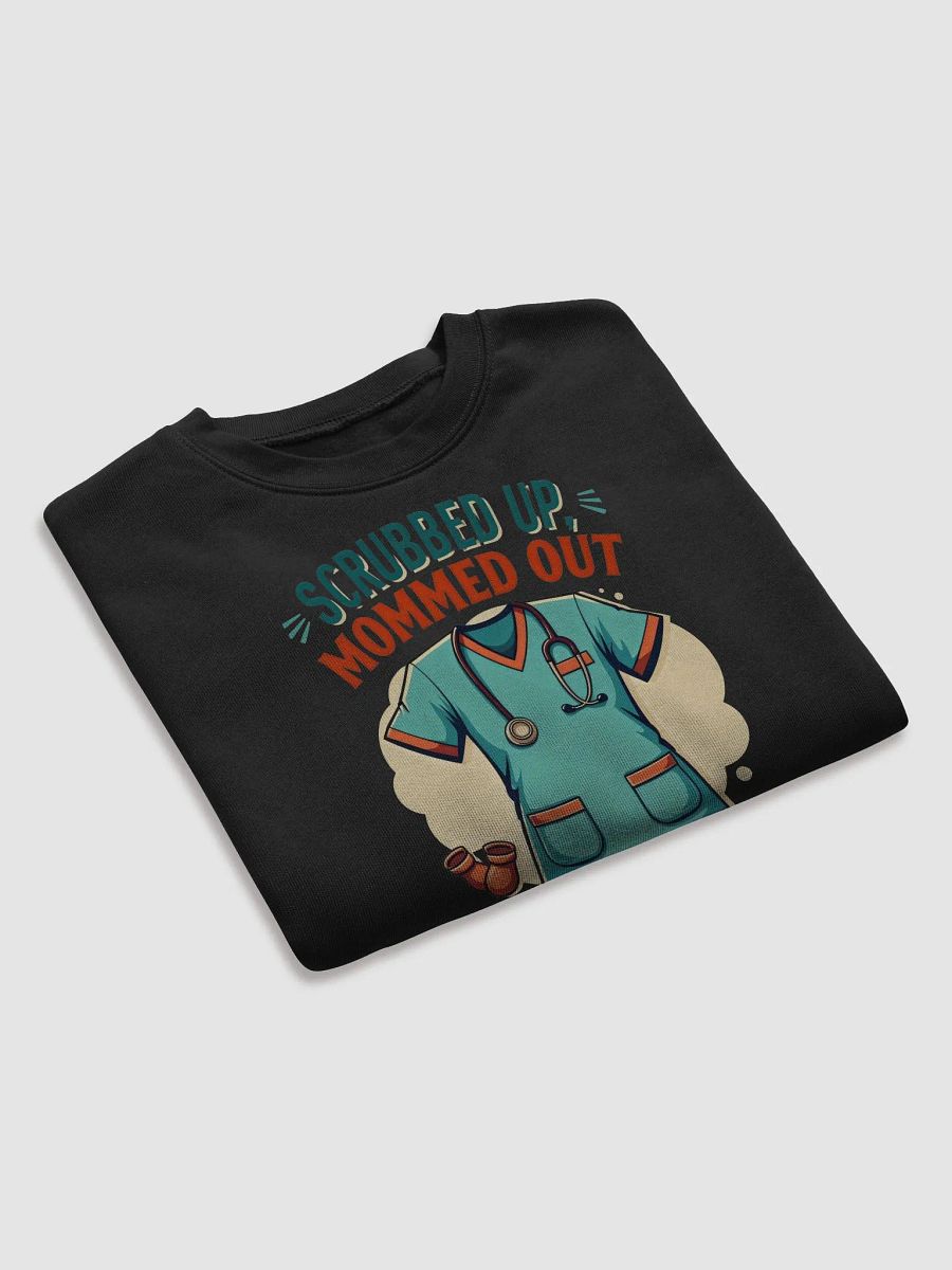 Mom med Out & Scrubbed Up Crop Sweatshirt product image (19)