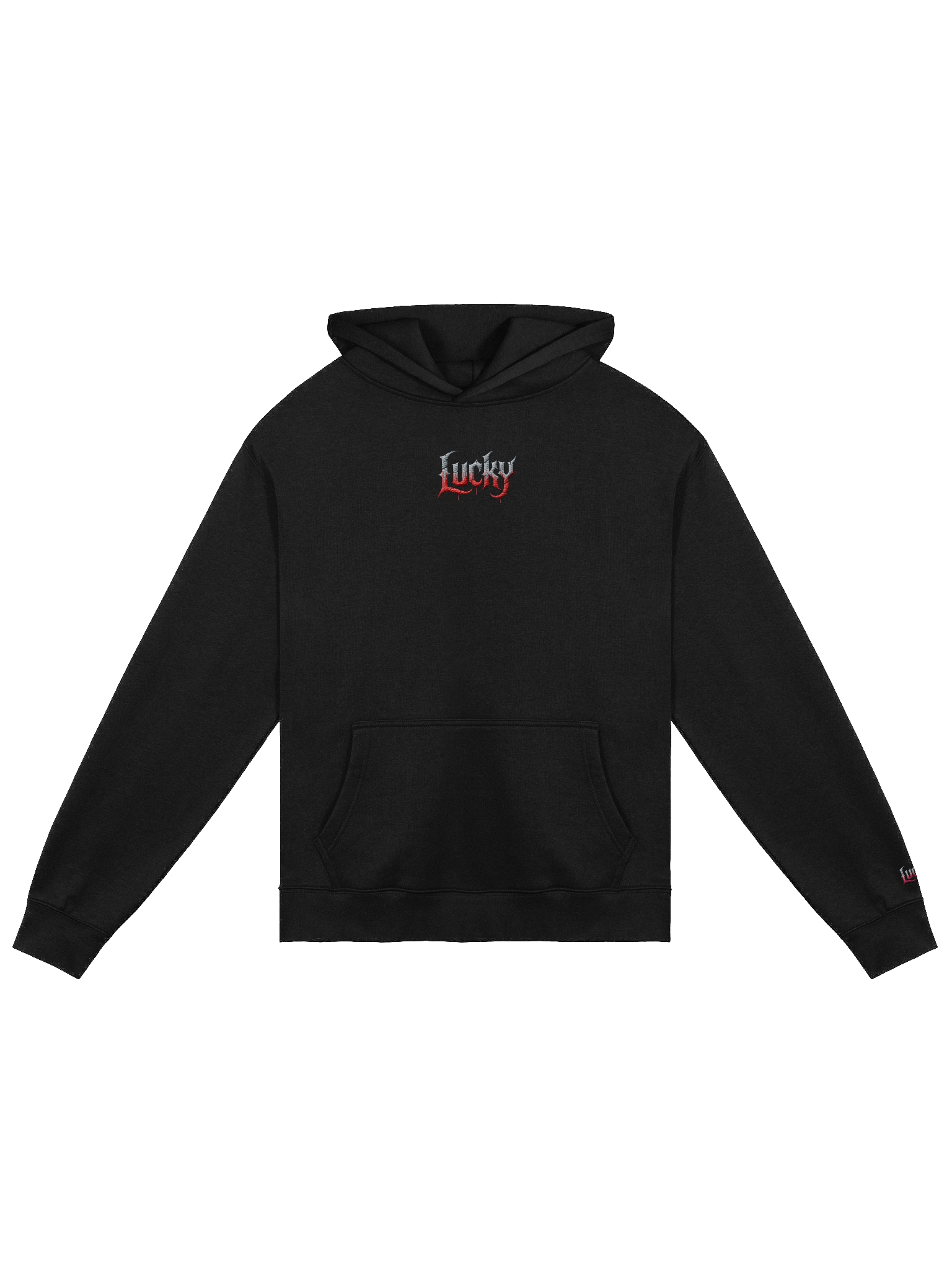 Lucky Gothic Flame Oversized Hoodie product image (1)