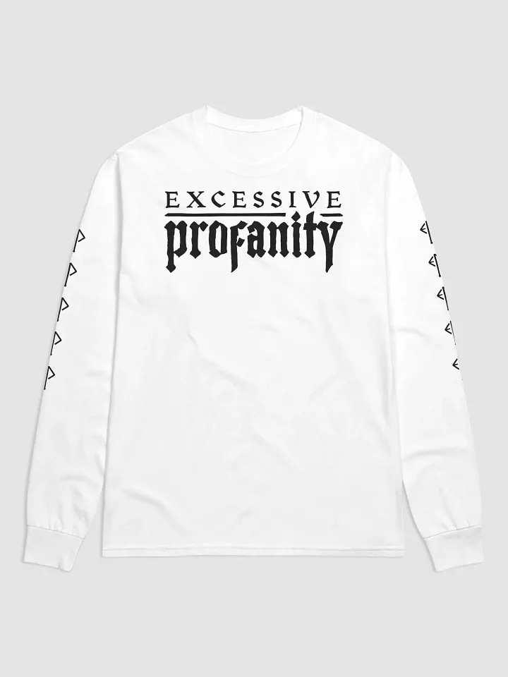 High-Quality Executioner Longsleeve: Black on White product image (1)