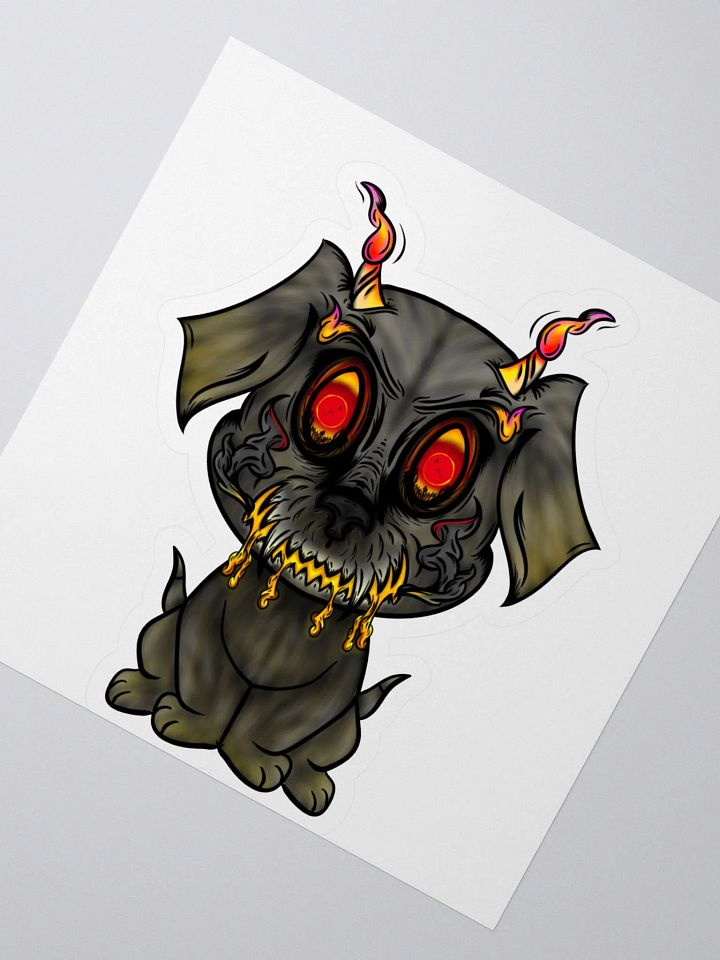 cryptid cutie hellpup sticker product image (2)