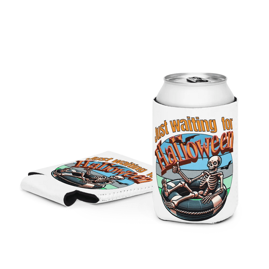Just Waiting For Halloween Coozie Can Coolers product image (4)