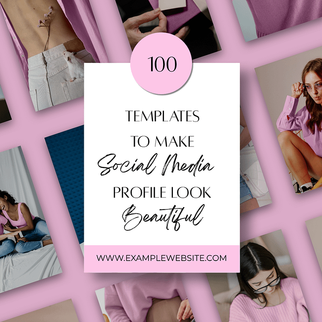 Editable Premade Influencer Templates