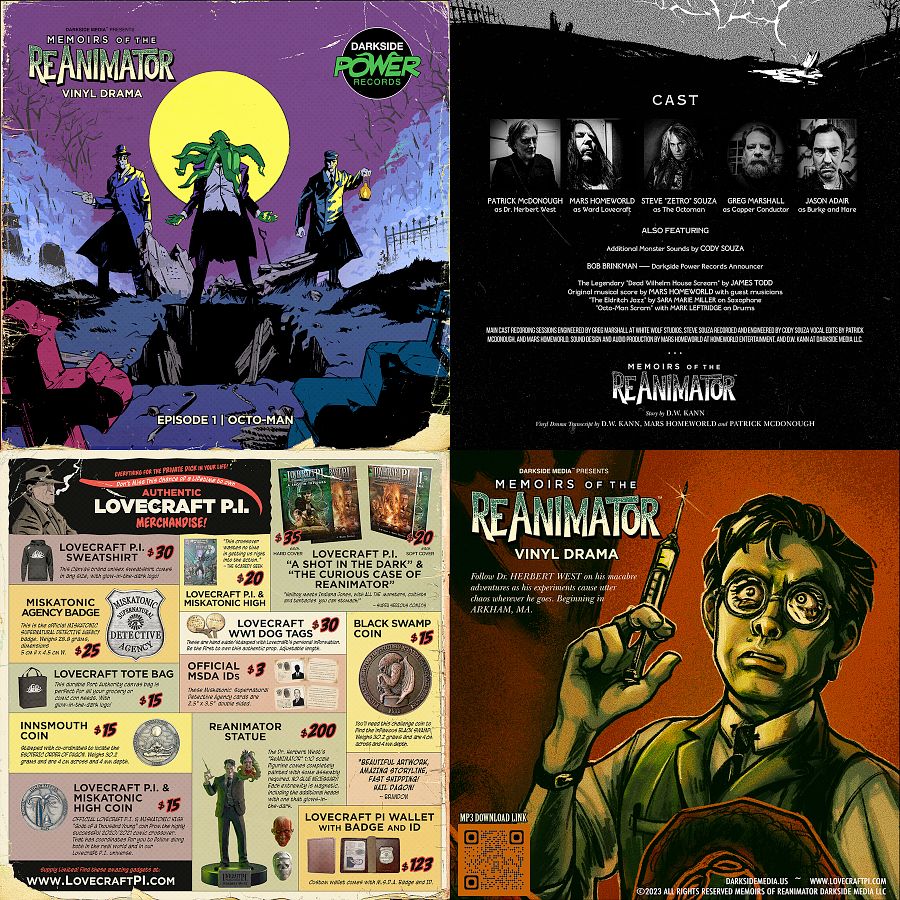 MEMOIRS of the ReANIMATOR; Vinyl Drama LP product image (4)