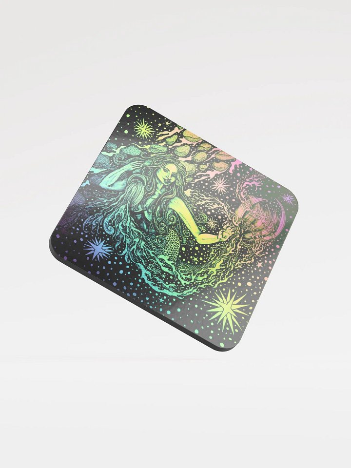 Limited edition Aquarius Zodiac coaster product image (1)
