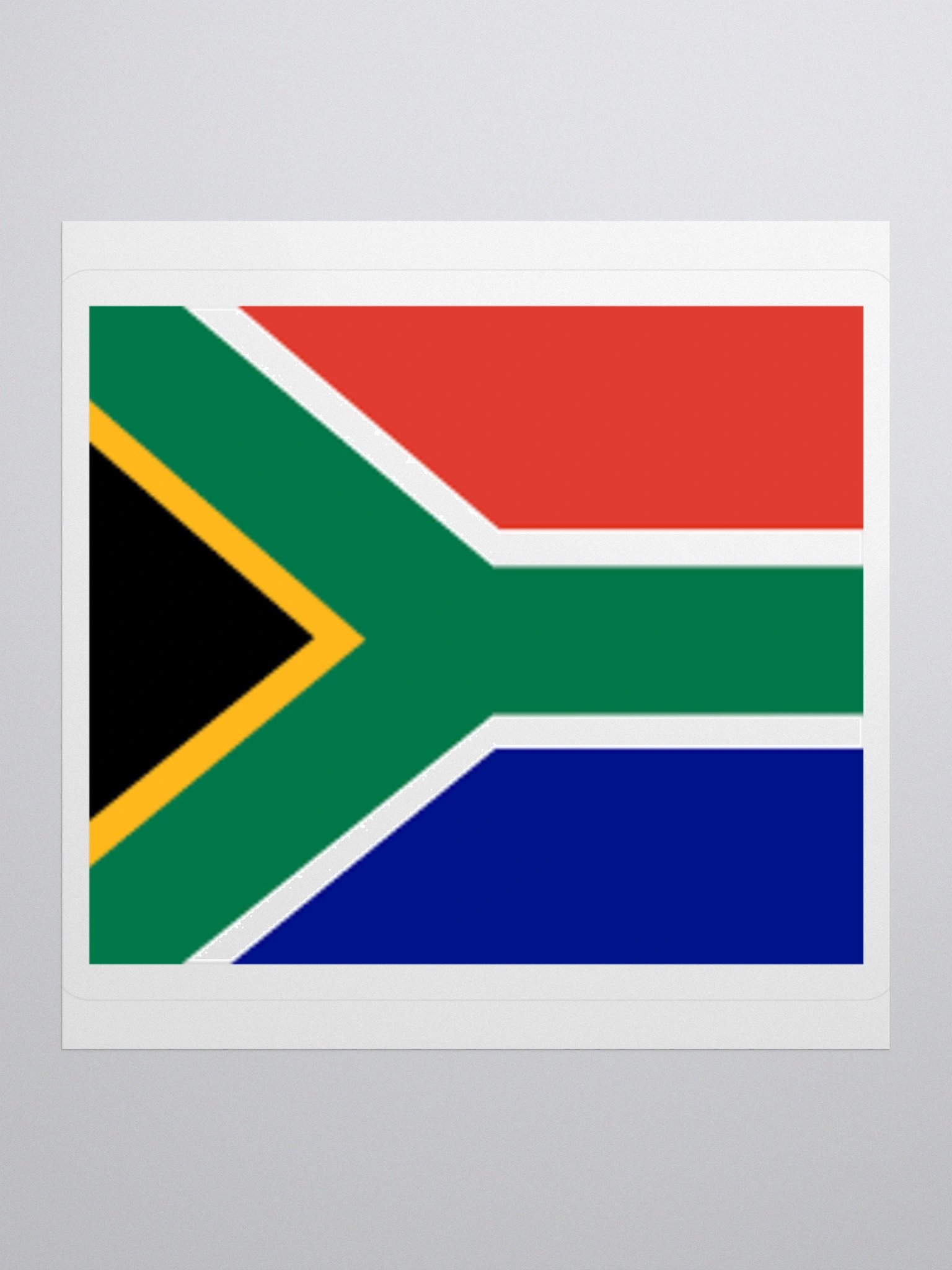 Exclusive South Africa Flag Kiss-Cut Stickers - High-Quality Vinyl, Multiple Sizes product image (1)