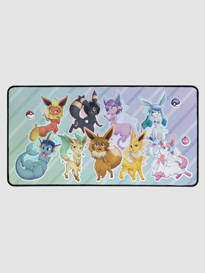 PokeTAUR Eeveelutions Desk Mat! product image (1)