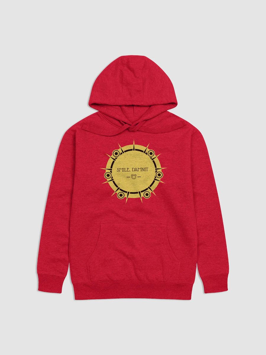 smile, damnit! Cozy Cotton Blend Unisex Hoodie product image (1)