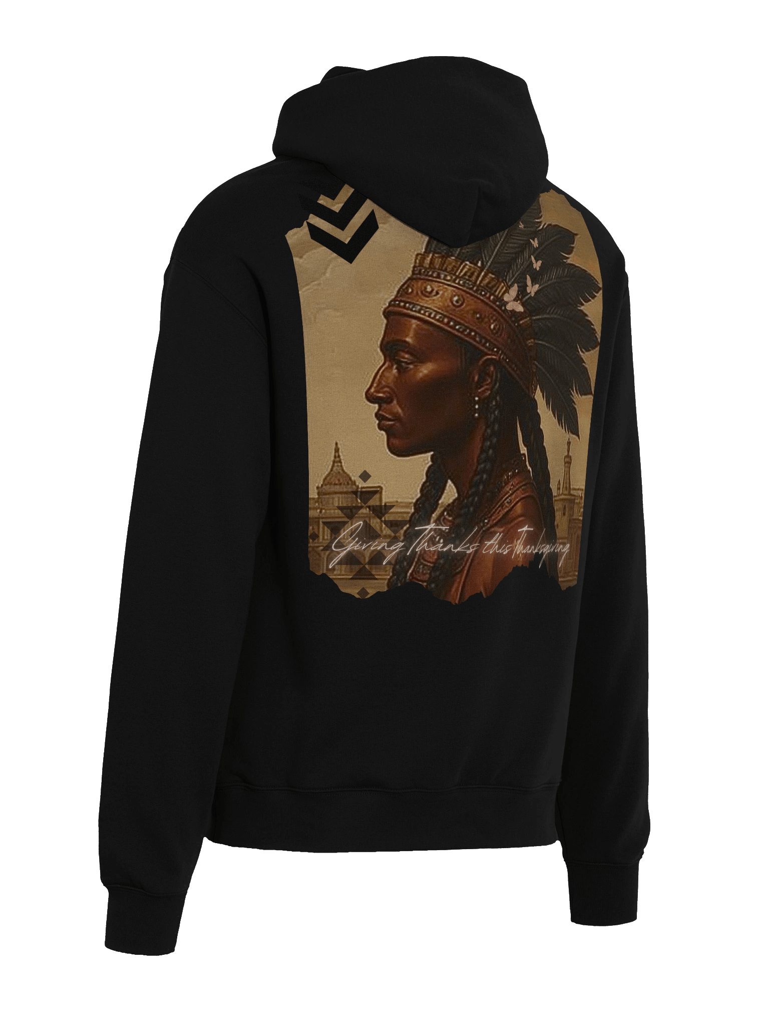 GivingThanks _ This Thanksgiving I _ Oversized Hoodie product image (3)